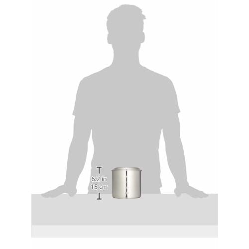 Endo Shoji Oya Seisakusho Kitchen Pot, Round, 14cm, Rust-Resistant Stainless Steel, Hygienic, Convenient Graduations, Inner Diameter X Depth (mm): 140