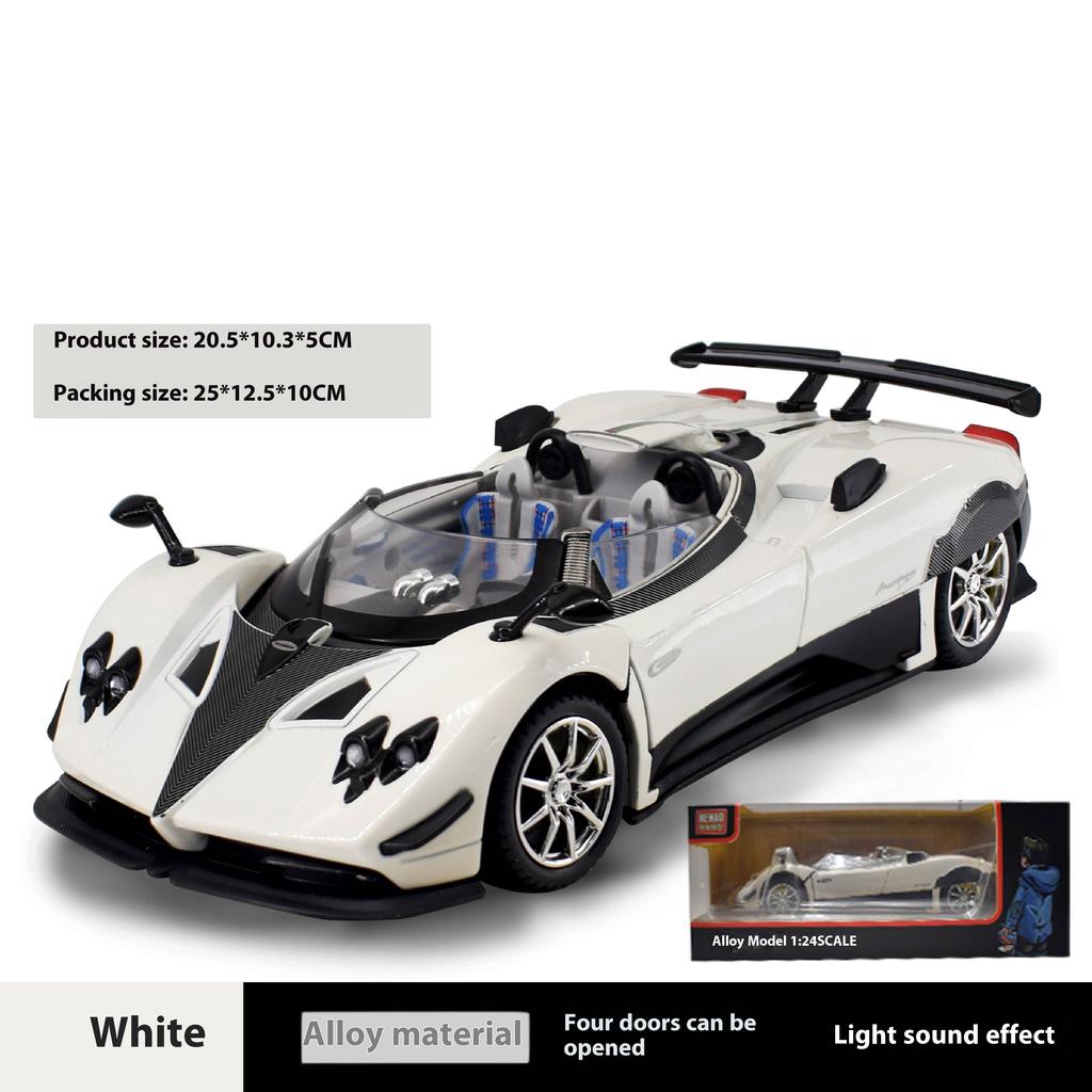 1/24 Scale Zonda HP Alloy Car Model Wind Son Car Model Collection Ornament Simulation Supercar Children Toy Car Boy Gift
