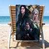 1pc The Witcher Beach Towel, Beach and Seaside Swimming Pool Equipment, Fashion Pattern, Rectangular, Travel Essentials