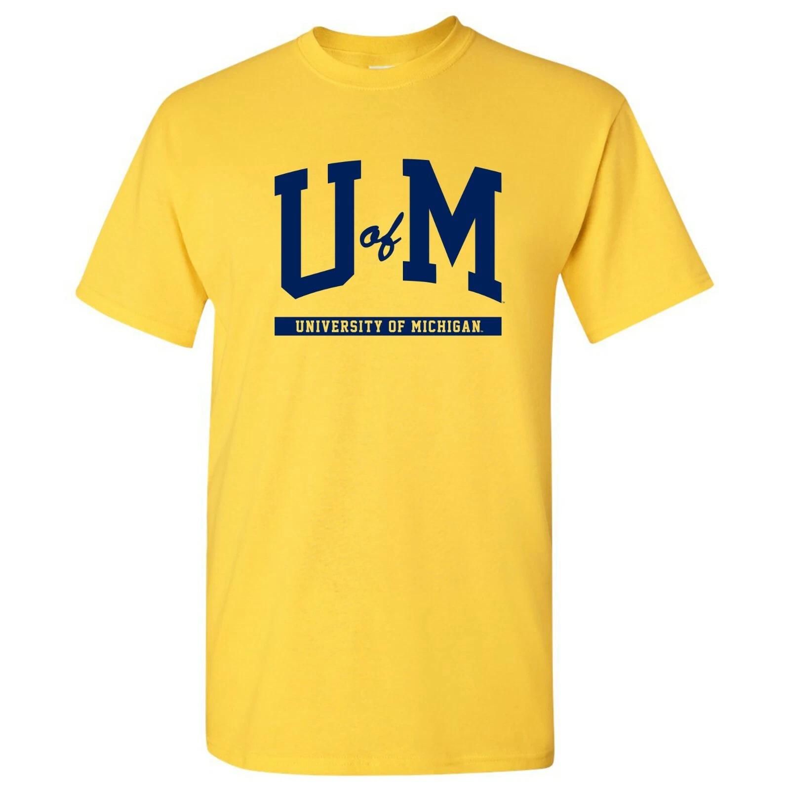 University of Michigan Initial Arch, Team Color T Shirt XL