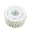 480Pcs/box Sewing Pins Straight Head Pins Colorful White Round Pearl Dressmaking Quilting for Crafts.