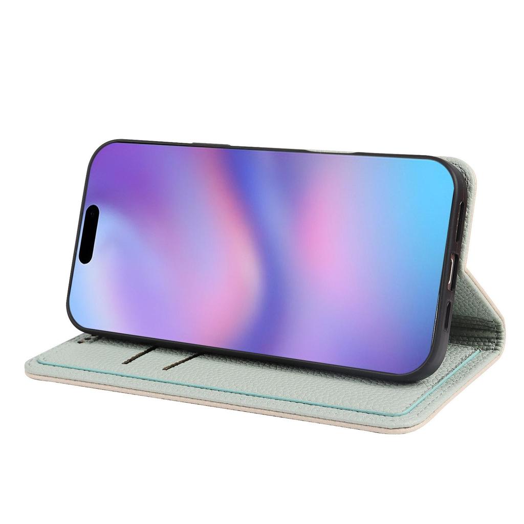 Suitable for Huawei Pura 90 Pro Max: Leather Double Color Lychee Grain Magnetic Phone Case