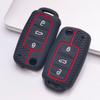 Key Fob Cover for Volkswagen Golf Polo Passat Tiguan Jetta Octavia B8 B7 Anti-Scratch Guard Shockproof Protection Soft Grip Texture