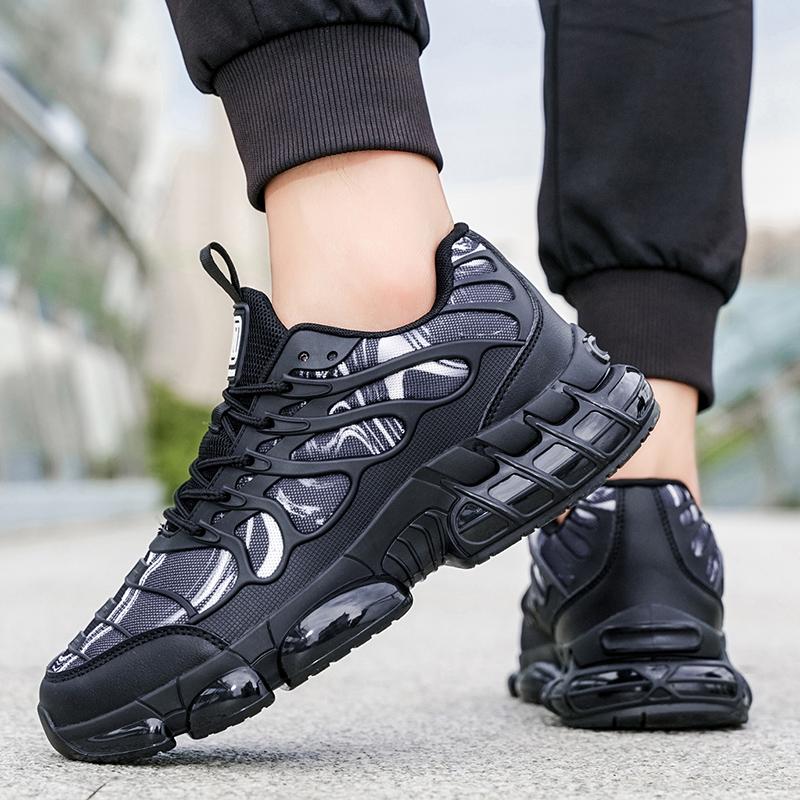 Nové pánské běžecké boty se vzduchovým odpružením Outdoorové protiskluzové a oděruvzdorné ležérní sportovní boty