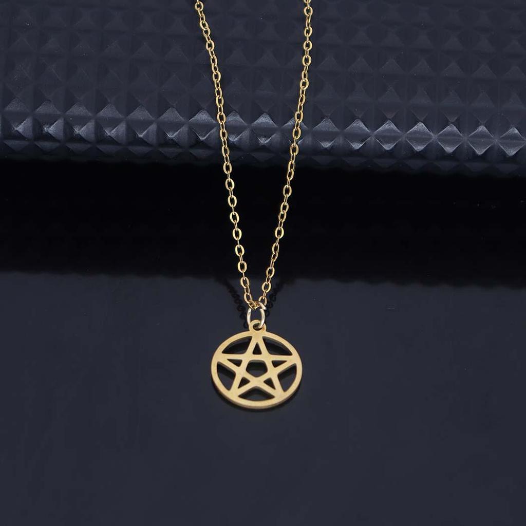 Stainless Steel Star Pendant Necklace - Stylish, Durable, and Versatile