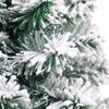 Mini Christmas Tree 17.7in High Lifelike Vivid Colors Snow Flocked Table Christmas Tree