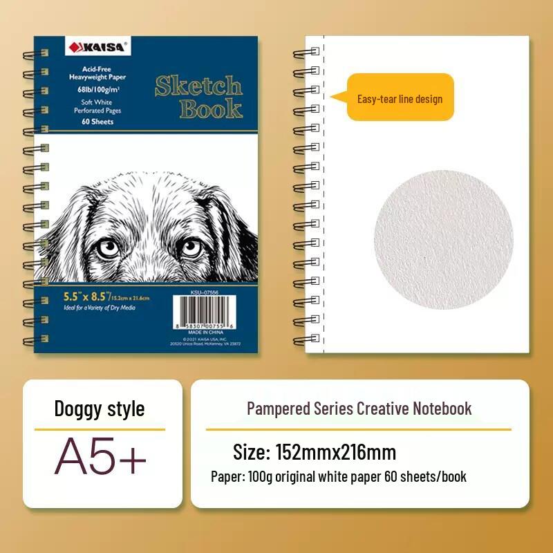 Kaisa Pamper Series Creative Sketchbook & Planner – A5 & A4 Styles Available Standard