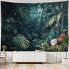 Tropical Plant Tapestry Cactus Wall Hanging Painting Nordic Style Bedroom Fabric Background Decoration Home Sofa Mat Bed Sheet