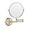 VGX Two Sided Vanity Makeup Mirror Bathroom Wall Mounted Folding Mirror 3x Magnifying Makeup Shaving Vanity Mirror Gold Chrome