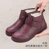 Soft Sole Comfortable Velvet Cotton Shoes Lightweight Warm Leather Boots Winter Short Boots