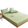 2025 All-Season Solid Color Fitted Sheet - Full Cotton Dustproof Mattress Protector