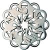 Hanayama Cast Puzzle Cast Snow Level 2 Difficulty Brain Teaser Toy