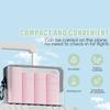 5 Stück Reisecremespenderflaschen Set Reiseflaschen Toilettenartikelbehälter Set, TSA-Zulassung, Reiseutensilien