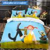 Pi-ppi And Horse Friendship 3pcs K-pop music group Bedding set,Ideal for Bedroom, Dormitory,Including Duvet Cover And 2pcs Pillowcases,Fan gifts