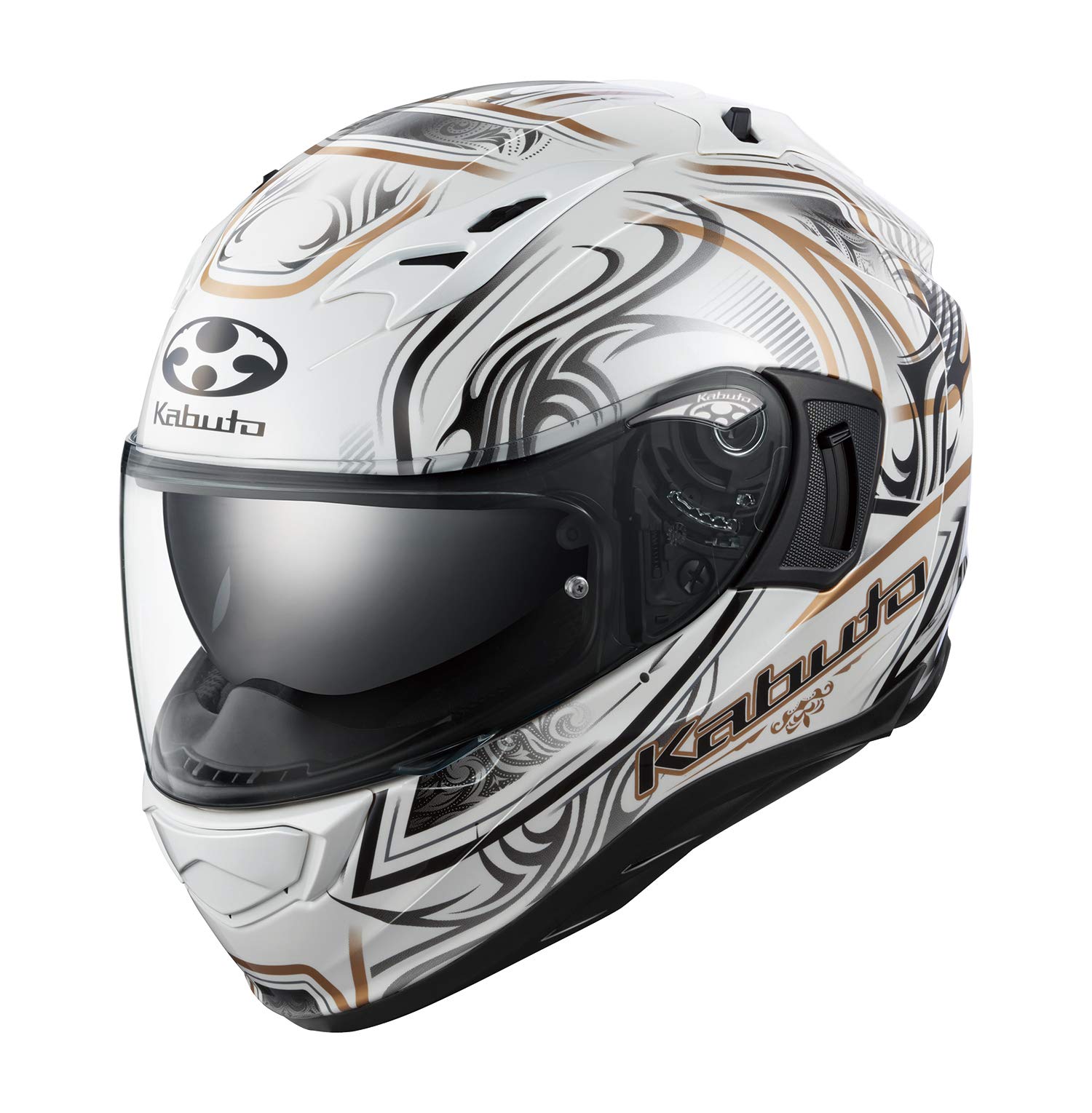 

OGK KABUTO JAG Pearl White Gold KAMUI-3 XL61-62cm