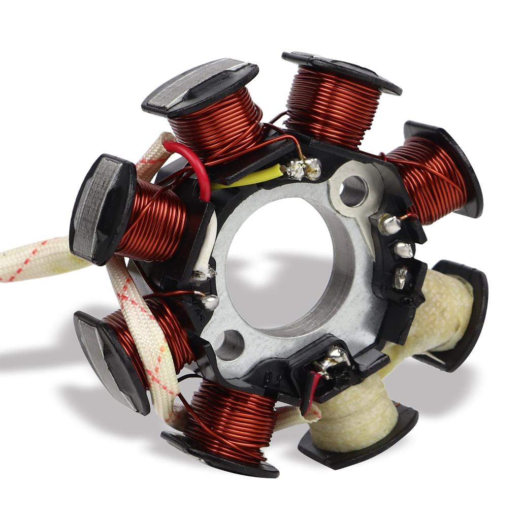 8 Poles Coil Ignition Magneto Stator for GY6 49cc 50cc 110cc 125cc 150cc 139QMB 147QMD 152QMI 157QMJ Scooter Moped Dirt Bike