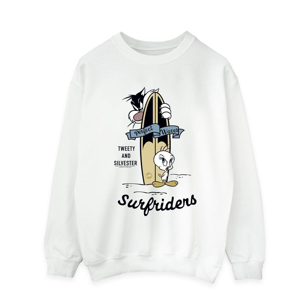 Looney Tunes Womens/Ladies Tweety And Sylvester Perfect Waves Sweatshirt