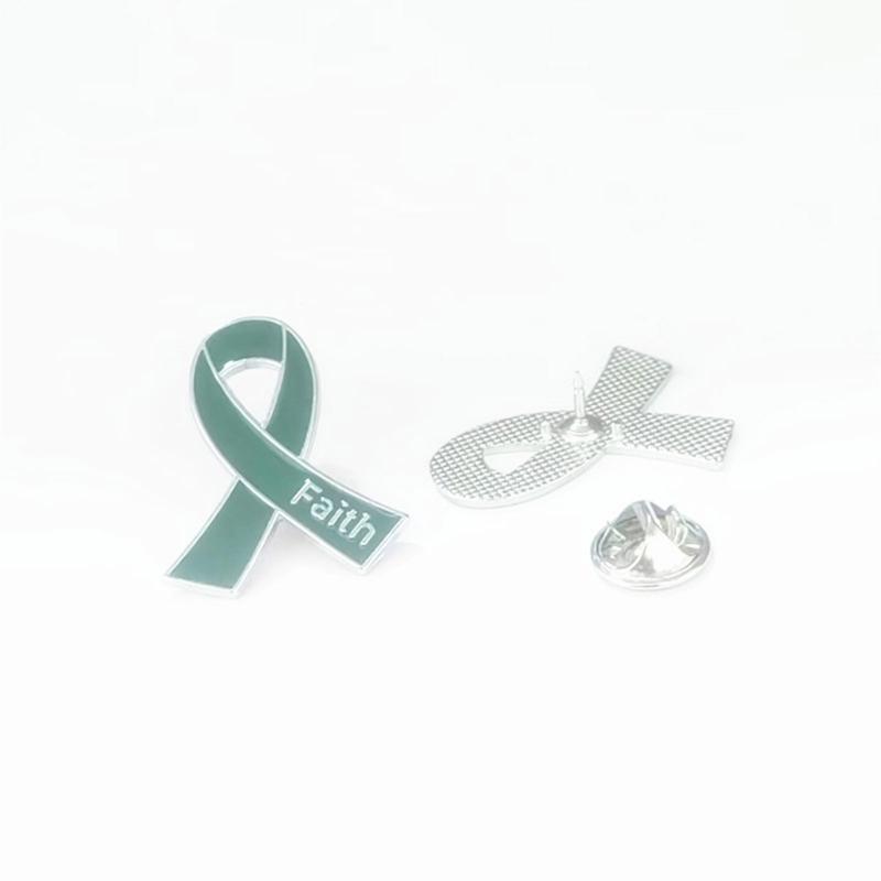 Set of 10pcs Elegant Alloy Brooch Featuring Faith Emblem And Secure Clasp For Daily Wear Corsage Pin