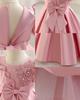 2025 Baby & Toddler Bow Puff Sleeve Birthday Party Princess Dress