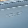 Used BOTTEGA VENETA Cassette Maxi Intrecciato Bifoldpurse leather Blue Used Women