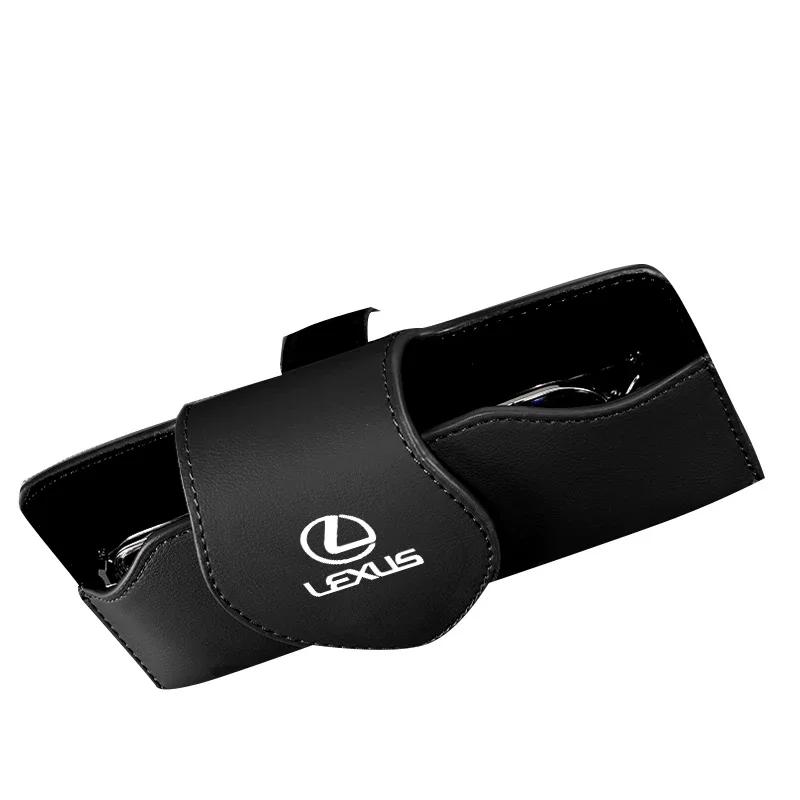 1Pcs Leather Car Sun Visor Glasses Case Sunglasses Storage Box For Lexus ES RX NX LS UX LM LX GX LC RZ IS CT GS RC HS SC LBX