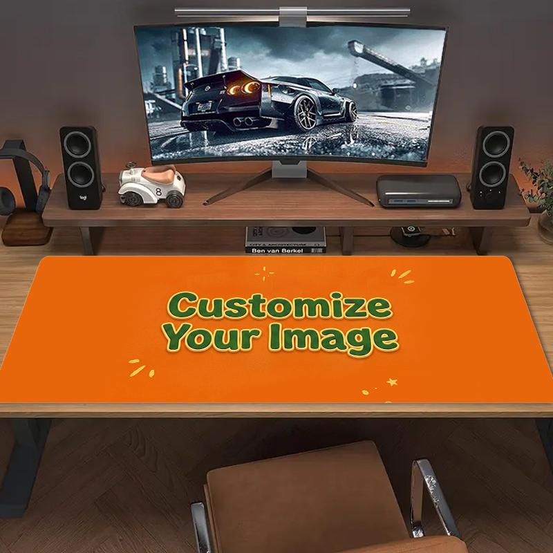 Passen Sie Ihr Bild Spitze Einfarbige Mauspads Große Gaming-Tischunterlage Rutschfeste Laptop-Tablet-Große Mauspads XXL-Matten Mini-PC-Spielmatte Mit Verriegeltem Rand