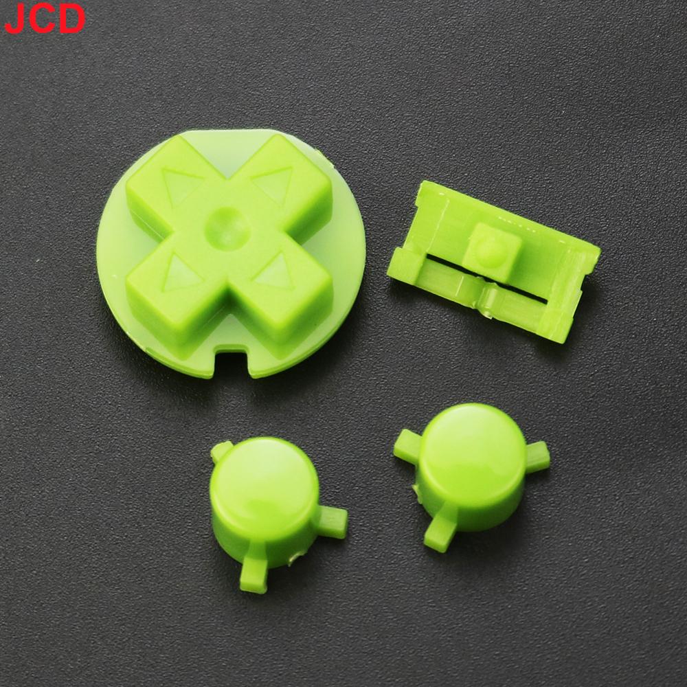 JCD 1 Set Colorful Replacement Buttons Set Replacement For Game Boy GBP Console On Off Button A B Buttons D Pads Replace