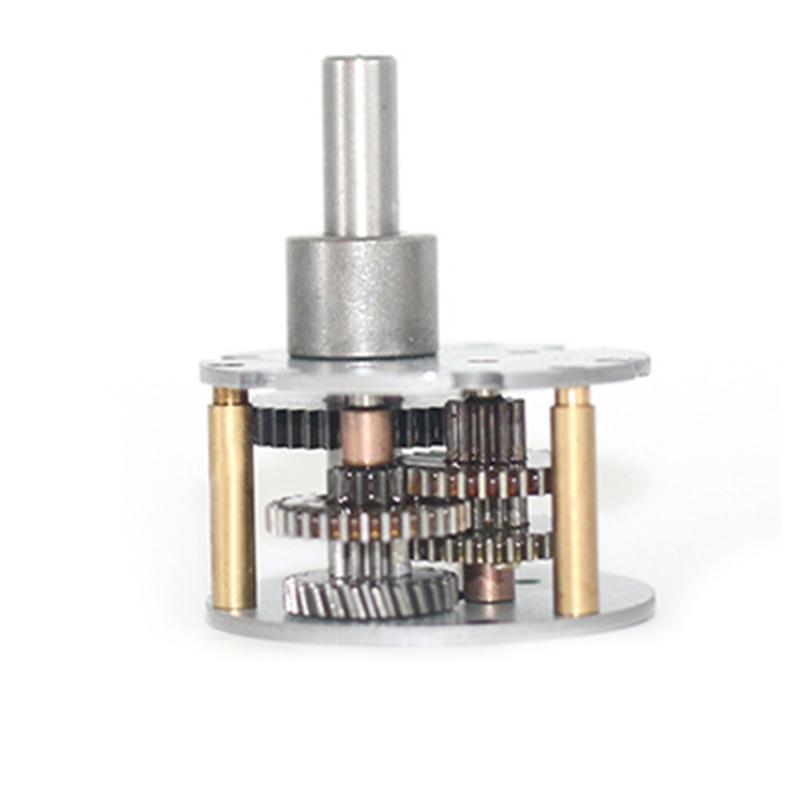 12V High Torque Gear Motor Metal Gear Box Electric Motor Low Speed High Torque Forward Backward Motor Easy to Use