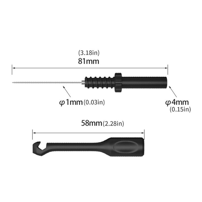Two Small Line Breakers Fast Electrical Diagnostic Test Devices Suitable For 4mm Insert Connection Strong Metal Design