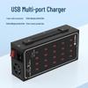 Premium Aluminum Alloy Multi-Port Charger – 10 To 60 Ports, 300W Power Supply.