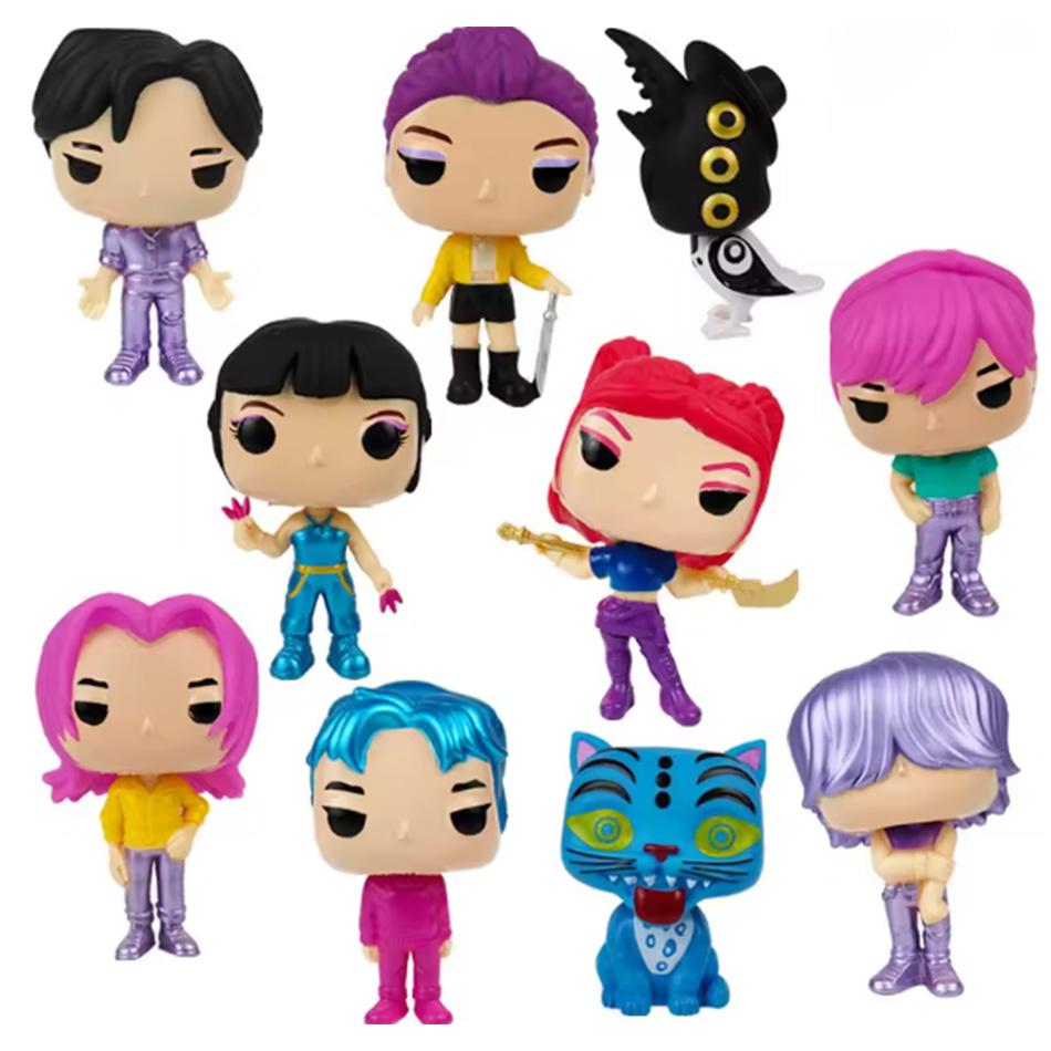 

Kpop Мисливці на демонів Фігурка Колекційна іграшка Дерпі Тигр Румі Міра Зої Сассі Статуетка - Одиничний Екземпляр Лялька Huntrix