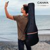 CAHAYA Guitar Cover Electric Guitar Waterproof Rain GUITAR COVER Dustproof Simple Type without Cushion Soft Case with Large Capacity Pocket Shoulder