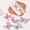 3D Double-Layer Multicolor Butterfly Hairpin for Women – Elegant Bangs and Side Hair Clip