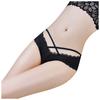 Women Sexy Tulle Lace Low Waist  Ice Silk Panties Underwear