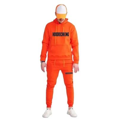 Men's and Women's Spring Fleece Sportswear Men's and Women's Casual Hoodies Couple Suit Jogging Fashion Pullover Black S-3XL