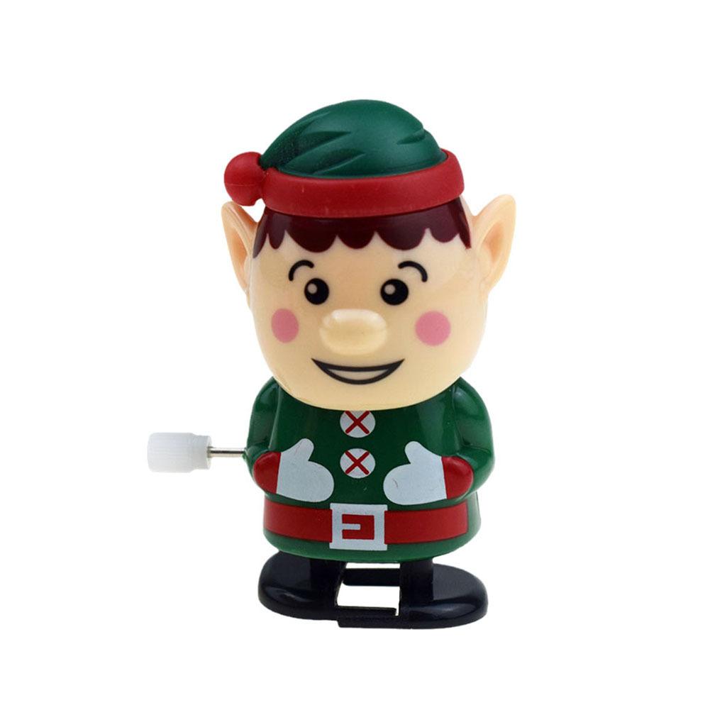 

Мини заводные рождественские игрушки забавный лось Санта снеговик прыгающий ходячий заводной игрушка рождественское украшение для дома украшения подарки на вечеринку