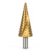 6PC Serrated Titanium Step Drill Set - Rustproof, Multifunctional Woodworking Hole Opener