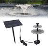 Solarbetriebene Wasserpumpe für den Außenbereich, 4 W, Bewässerungsteichpumpe für Vogelbad, Garten, Hinterhof, Pool, Fischtümpel