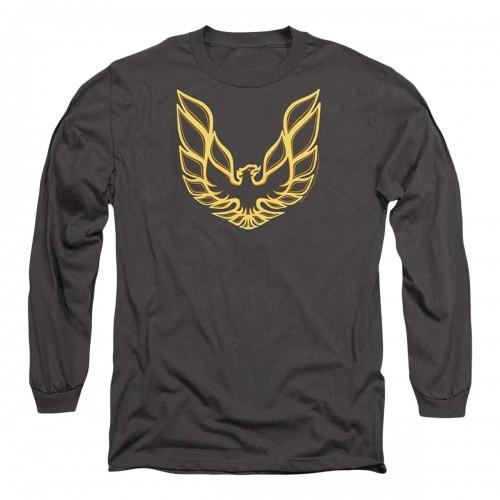 Pontiac Herren-Langarmshirt mit ikonischem Firebird-Motiv