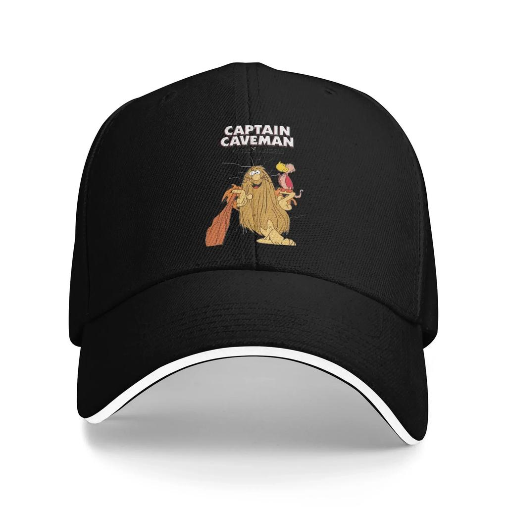 Captain CaveUnisex Cavey Movie Cartoon Baseball Cap  Street Style Trucker Hat Spring Women Unisex Kpop Rock Baseball Caps