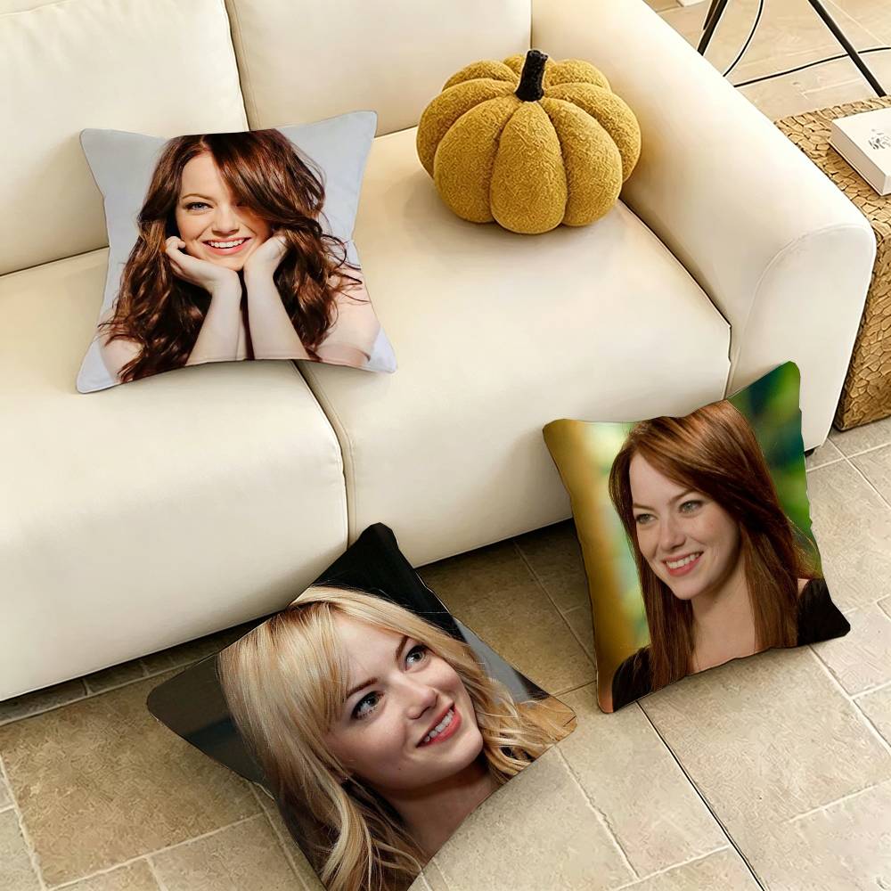 EmmaA SStone La La Land Pillow Case Square DoubleSided Sofa Cushion Cover Bedroom Bedside Pillow Gift