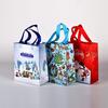 In-Stock Large Cartoon Christmas Non-Woven Tote Bag 2024 - High-Capacity Holiday Gift Bag for Christmas Eve Shopping