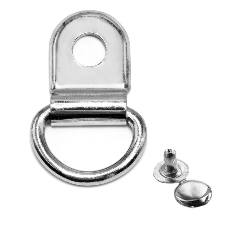 Multipurpose D Rings Eyelet Rivet Clasps Rustproof Metal Carabiner Easy Disassemble D Rings Mountaineering Buckle