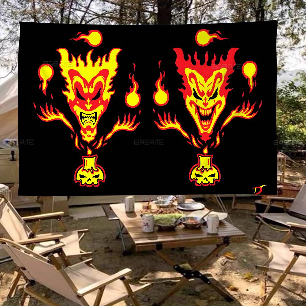 Rap Metal Insane Clown Posse Icp Juggalo Retro Flags Multiple Choice Living Studio Booth Interior Decoration Banner