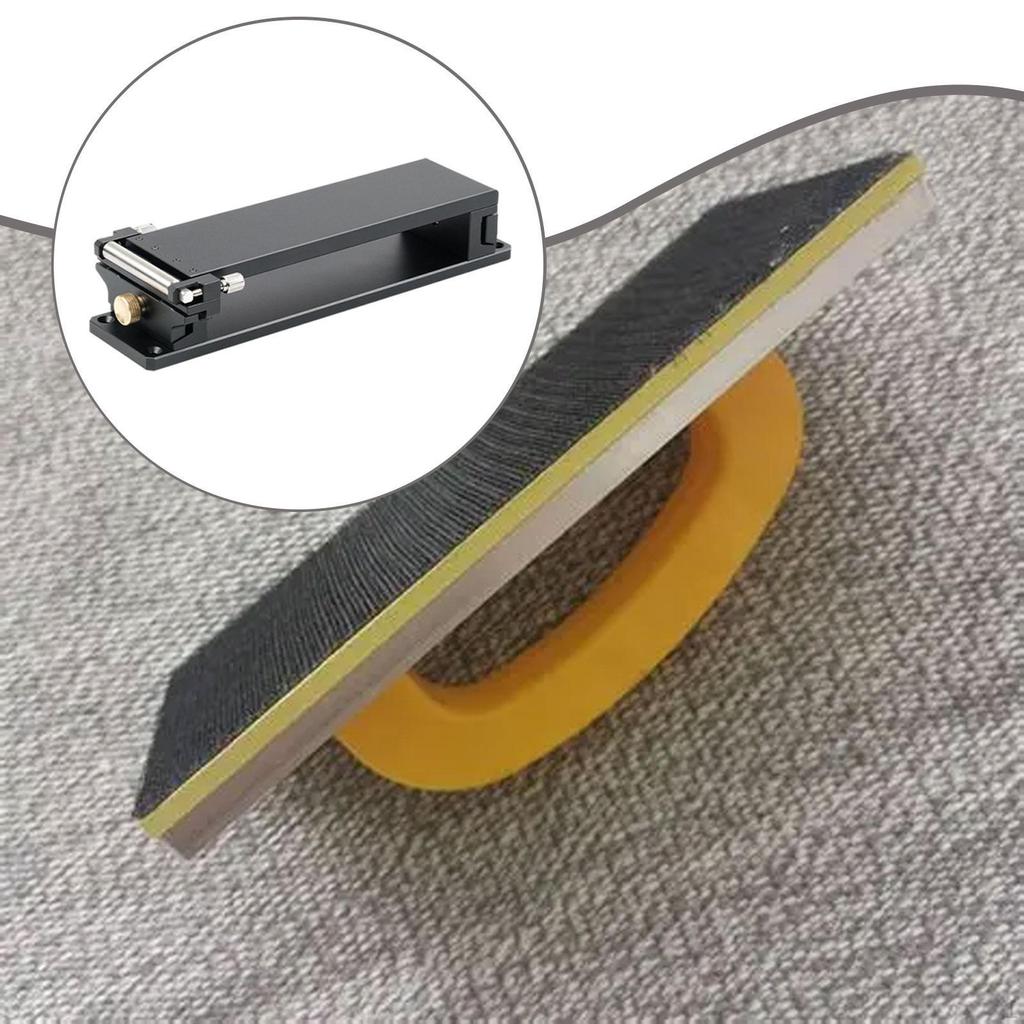 Holder Hand Sanding Tool Compact Anti Slip Premium Aluminum Alloy Sander Block for Leather DIY
