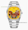 Montre Quartz Cartoon Graffiti Tendance Nationale: Grand Cadran pour Enfants et Hommes