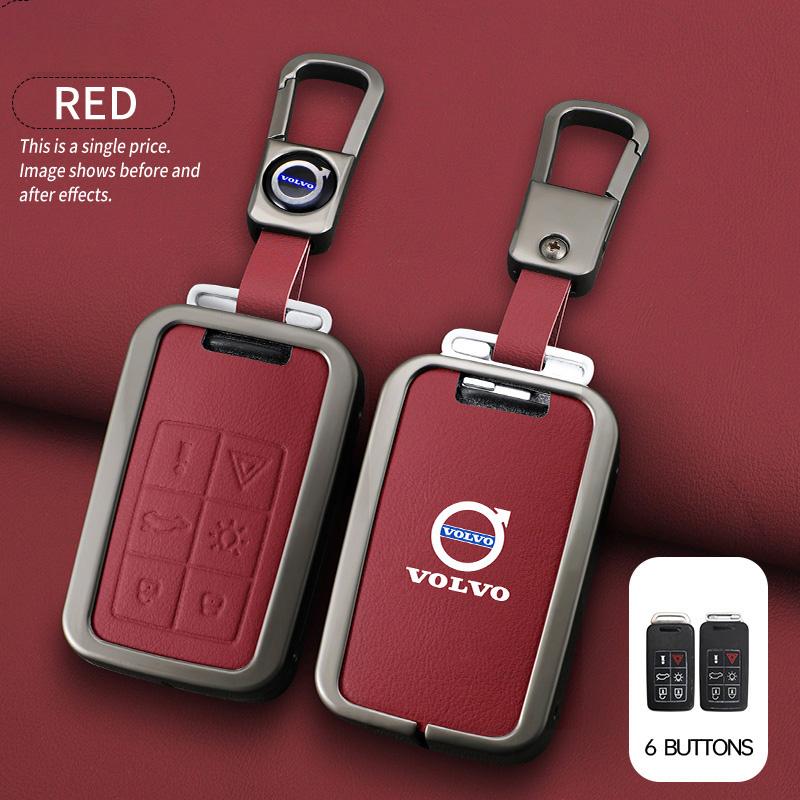 Zine Stop Metalowa Osłona Brelok do Kluczy Samochodowych Pokrowiec Uchwyt Brelok do Volvo S60 S80 V60 XC60 XC70 S60L S80L V40 XC90 Akcesorium Pełna Ochrona