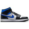 Air Jordan 1 Mid Racer Blue Men Sneakers White Black 554724-140
