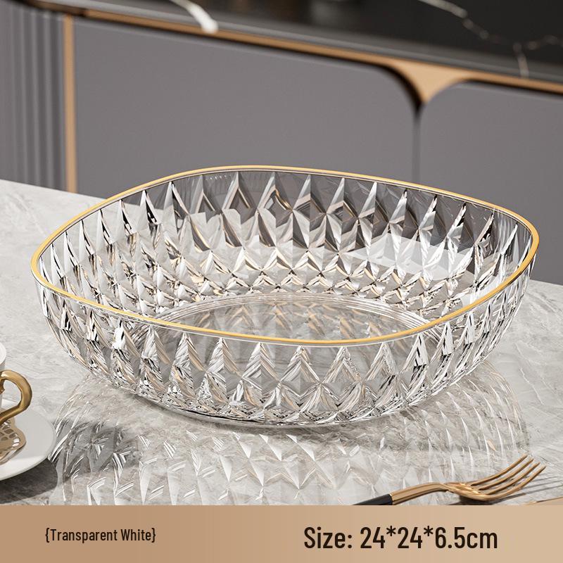 Elegant Fruit & Snack Plate for Living Room or Front Desk Display