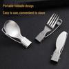 RuHan 316 Stainless Steel Portable Folding Cutlery Set